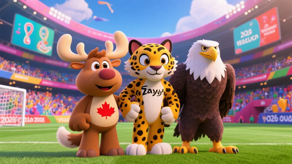 揭秘2026世界杯吉祥物：Maple、Zayu与Clutch背后的文化密码与狂欢寓意